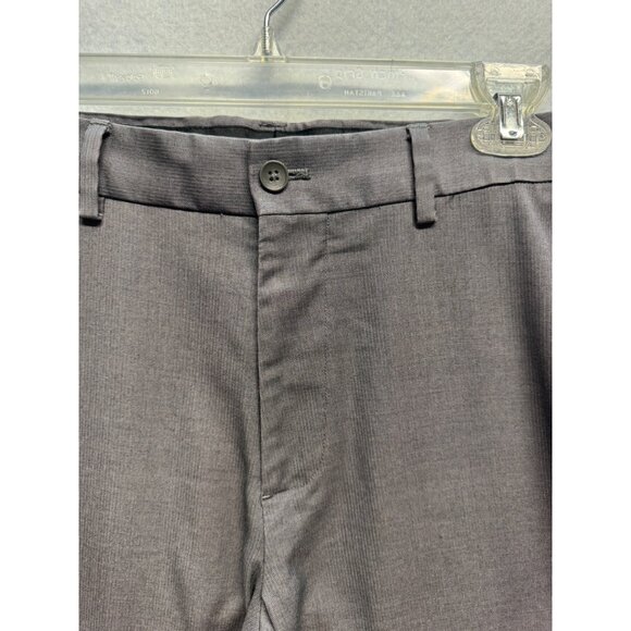 Van Heusen Mens Gray Dress Pants Size 32/30 Polyester & Rayon Blend - Picture 2 of 10